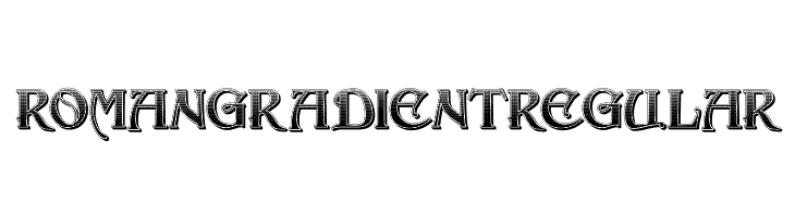 Roman Gradient Regular  Descarca Fonturi Gratis