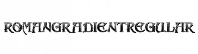 Roman Gradient Regular  Fuentes Gratis Descargar