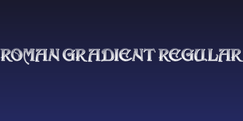 Roman Gradient Regular Social Header