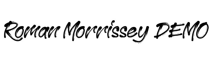 Roman Morrissey DEMO  Free Fonts Download