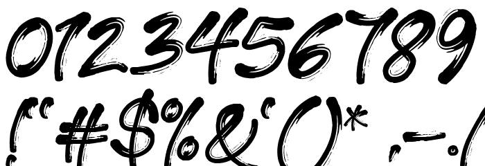 Roman Morrissey DEMO Font OTHER CHARS