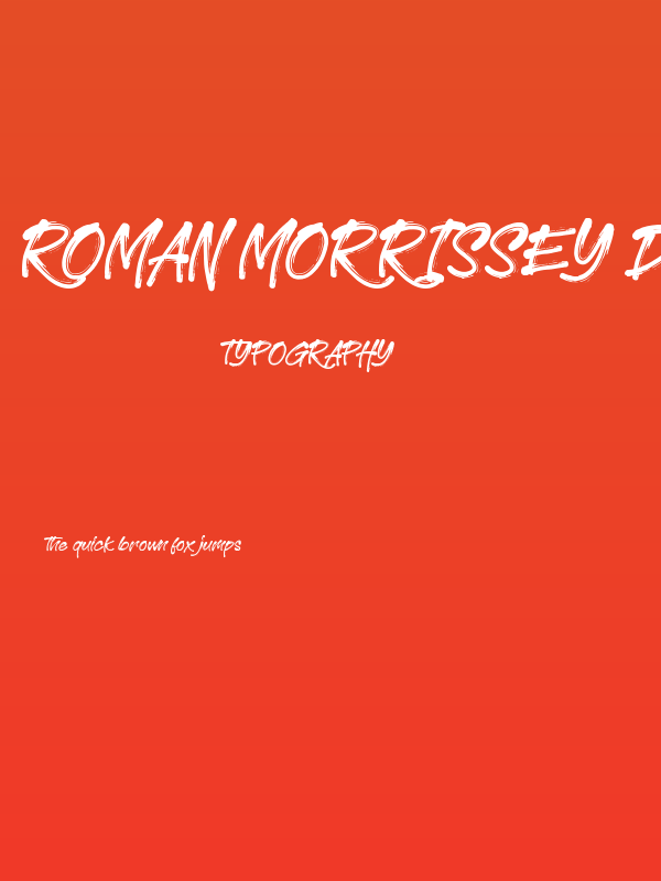 Roman Morrissey DEMO Poster