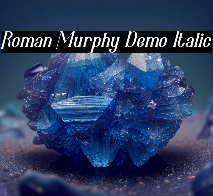 Roman Murphy Demo Italic Example 1