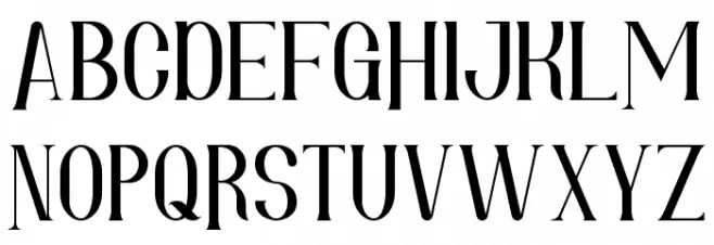 Roman Murphy Demo フォント 大文字
