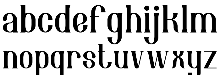 Roman Murphy Demo Font LOWERCASE