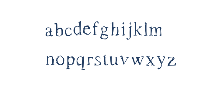 Roman New Times Medium Lowercase