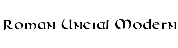 Roman Uncial Modern  font caratteri gratis