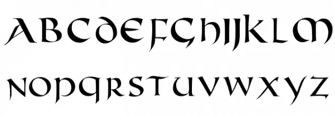 Roman Uncial Modern Fuentes MAYÚSCULAS