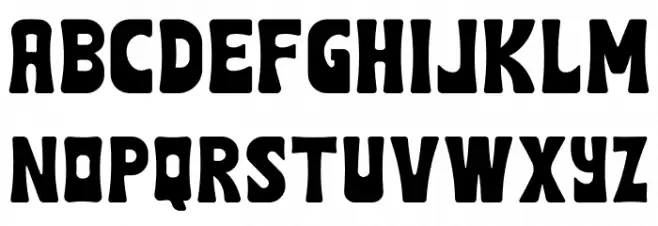 Roman Vibes フォント 小文字