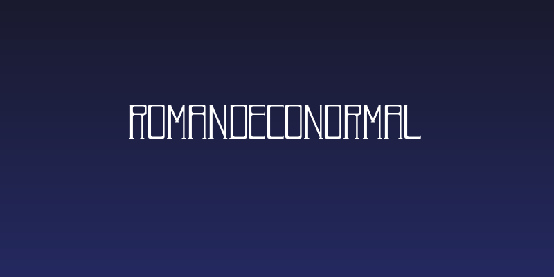 RomanDecoNormal Social Header