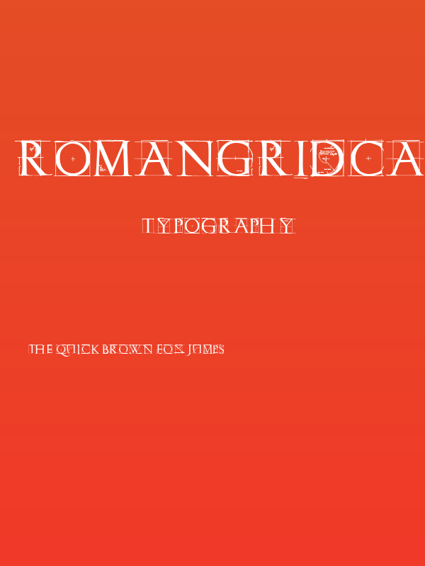 RomanGridCaps Poster