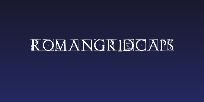 RomanGridCaps Social Header
