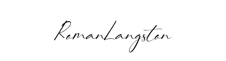 RomanLangston  Fuentes Gratis Descargar