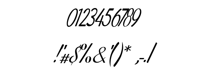RomanLangston Font Alte caractere