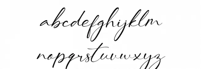 RomanLangston 字体 小写