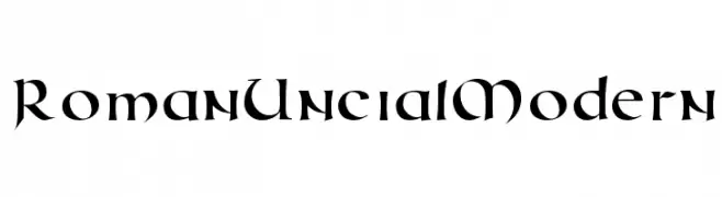 RomanUncialModern  تنزيل الخطوط