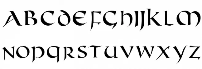 RomanUncialModern Fonte MAIÚSCULAS