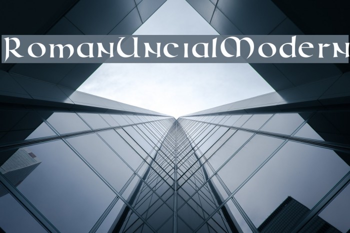 RomanUncialModern Font examples