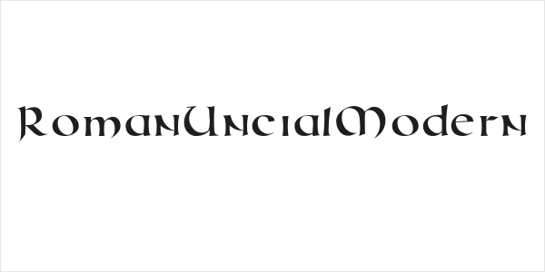 RomanUncialModern Logo
