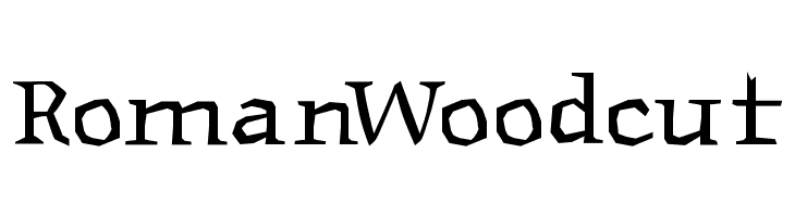 RomanWoodcut  Скачать бесплатные шрифты