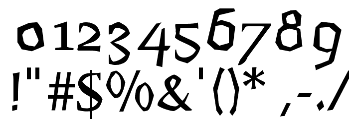 RomanWoodcut Font OTHER CHARS