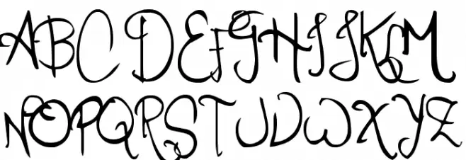 Romance Fatal 2.00 Schriftart Groß