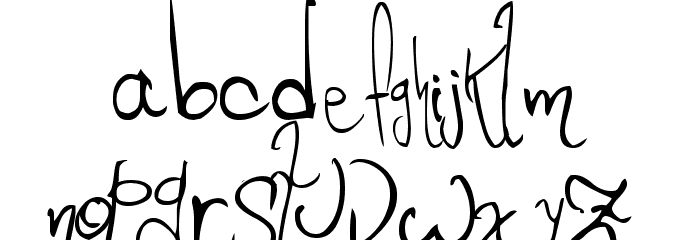 Romance Fatal 2.00 Font LOWERCASE