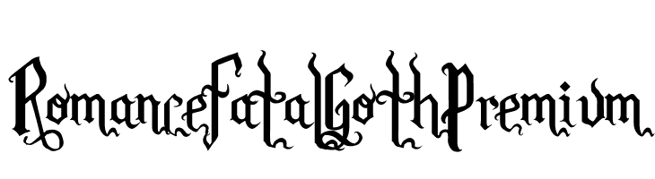 Romance Fatal Goth Premium Font - FFonts.net