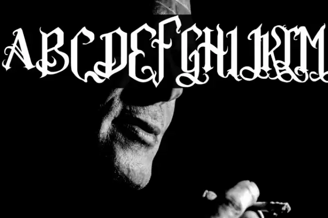 Romance Fatal Goth Premium Font examples