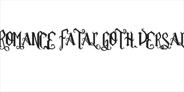 Romance Fatal Goth Versal Logo