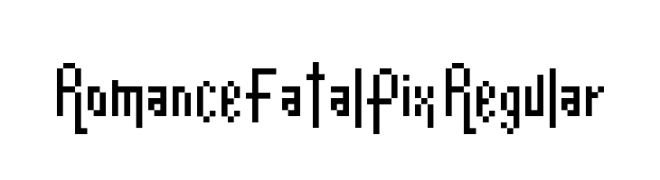 Romance Fatal Pix Regular  免费字体下载
