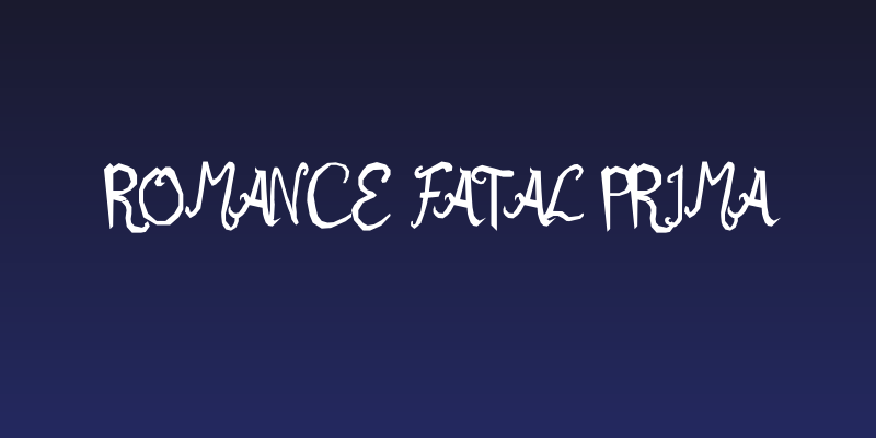 Romance Fatal Prima Social Header