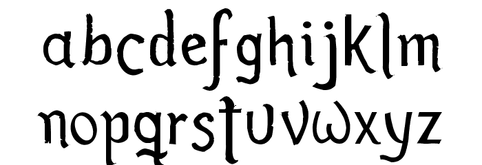 Romance Fatal Sans Thin フォント 小文字