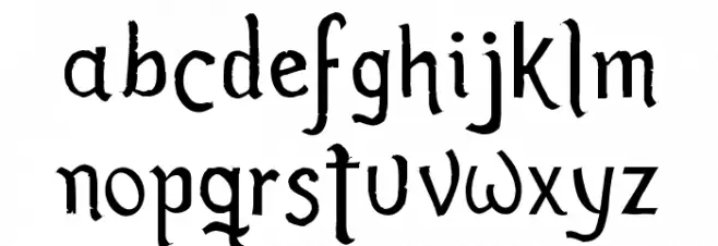 Romance Fatal Sans Thin フォント 小文字