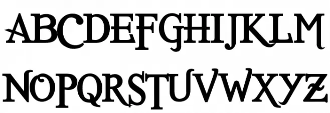 Romance Fatal Serif Std Bold Fonte MAIÚSCULAS