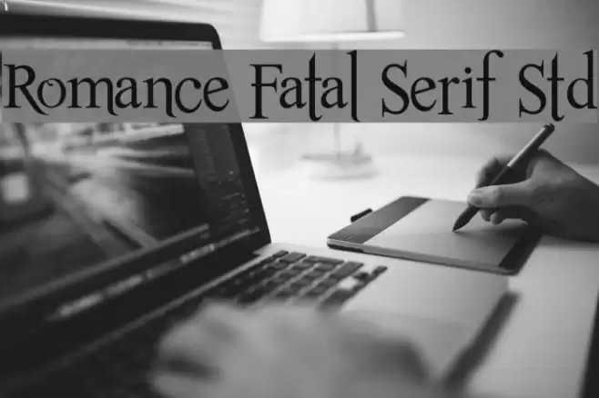 Romance Fatal Serif Std Font examples