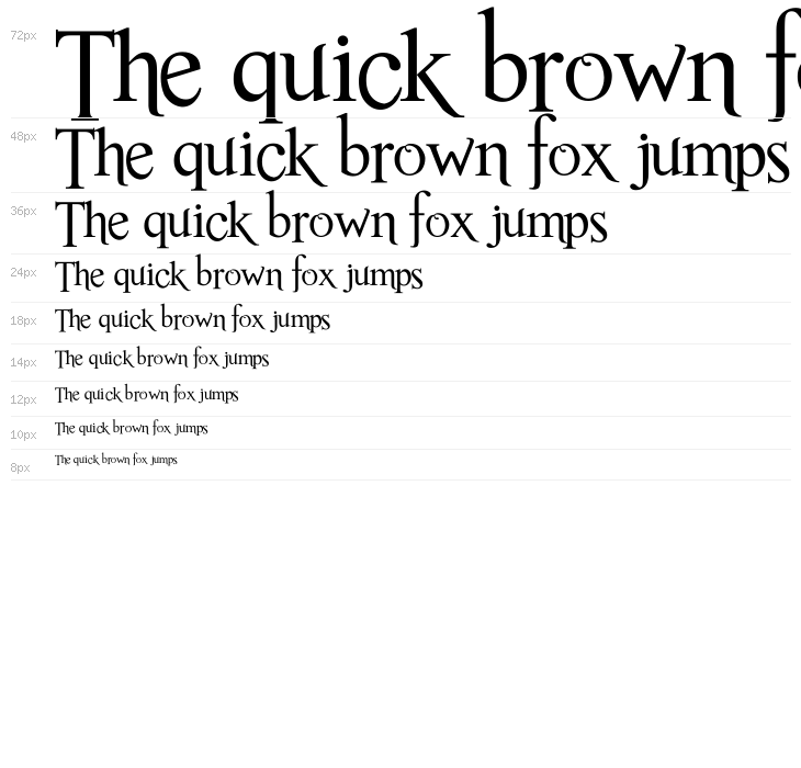 Romance Fatal Serif Std Waterfall