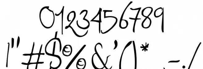 Romance Fatal W1G Font OTHER CHARS