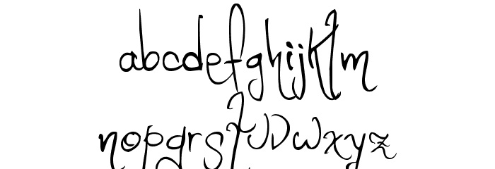 Romance Fatal W1G Font LOWERCASE