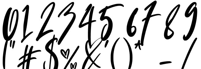 Romance Privilege Font OTHER CHARS
