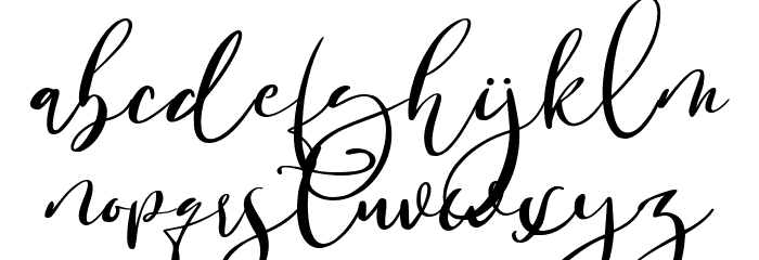 Romance Privilege Font LOWERCASE