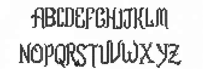 Romance fatal LCD Regular Шрифта строчной