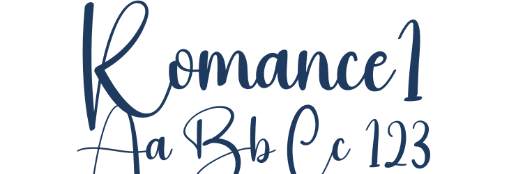 Romance1 Font Preview