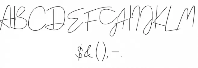 Romances Script Font Font OTHER CHARS