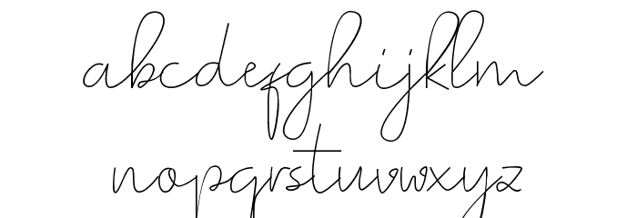 Romances Script Font Font LOWERCASE