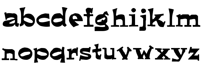 Romanche Normal Font LOWERCASE