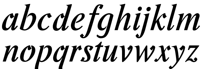 Romande ADF No2 Std Bold Italic Fuentes MINÚSCULAS