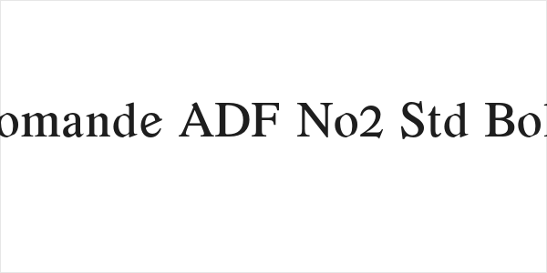 Romande ADF No2 Std Bold Logo