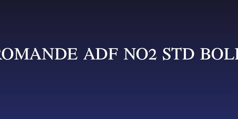 Romande ADF No2 Std Bold Social Header