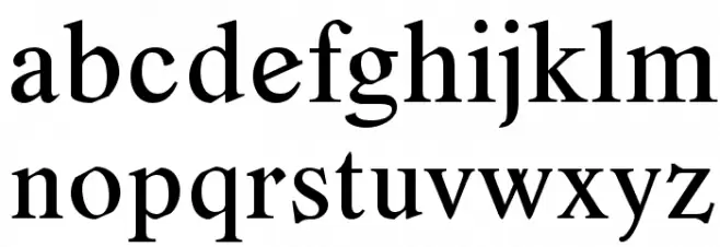 Romande ADF No2 Std Bold Font LOWERCASE